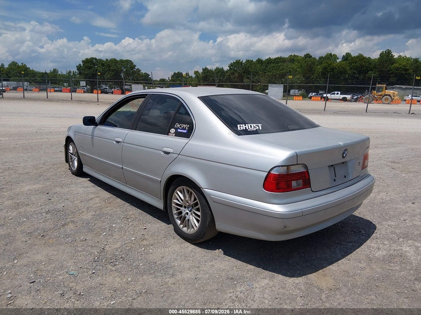 2002 BMW 5 series VIN WBADT63482CH89073 IAAI salvage auction — SIDE, Clear (Tennessee), sold $600 on 2026-08-12 (photo 3)