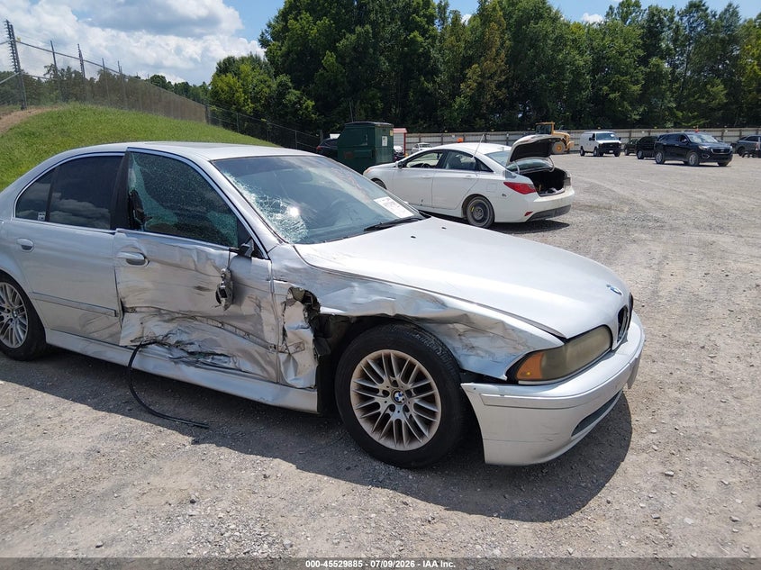2002 BMW 5 series VIN WBADT63482CH89073 IAAI salvage auction — SIDE, Clear (Tennessee), sold $600 on 2026-08-12 (photo 6)