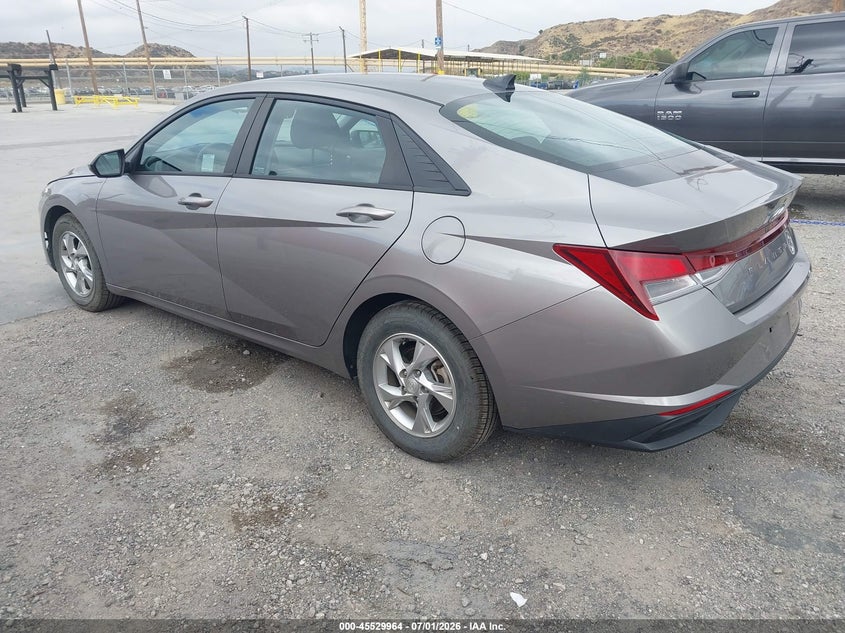 2023 Hyundai Elantra VIN KMHLL4AGXPU556872 IAAI salvage auction — NORMAL WEAR, SF97 (California), sold $9,350 on 2026-08-25 (photo 3)