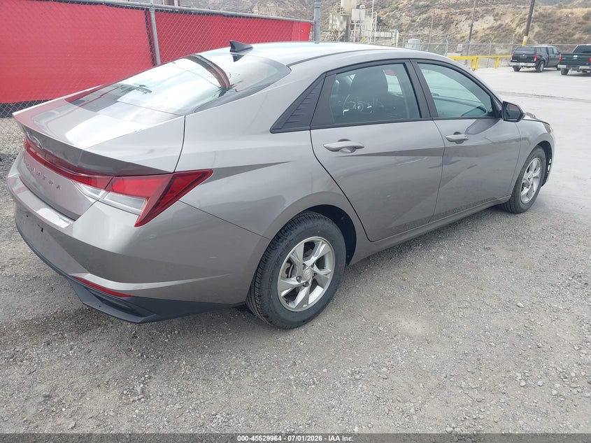 2023 Hyundai Elantra VIN KMHLL4AGXPU556872 IAAI salvage auction — NORMAL WEAR, SF97 (California), sold $9,350 on 2026-08-25 (photo 4)