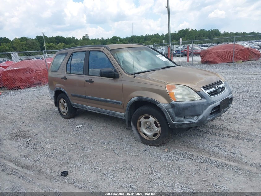 2002 Honda Cr-v VIN JHLRD68412C021692 IAAI salvage auction — NORMAL WEAR, Clear, sold $275 on 2026-07-23 (photo 1)