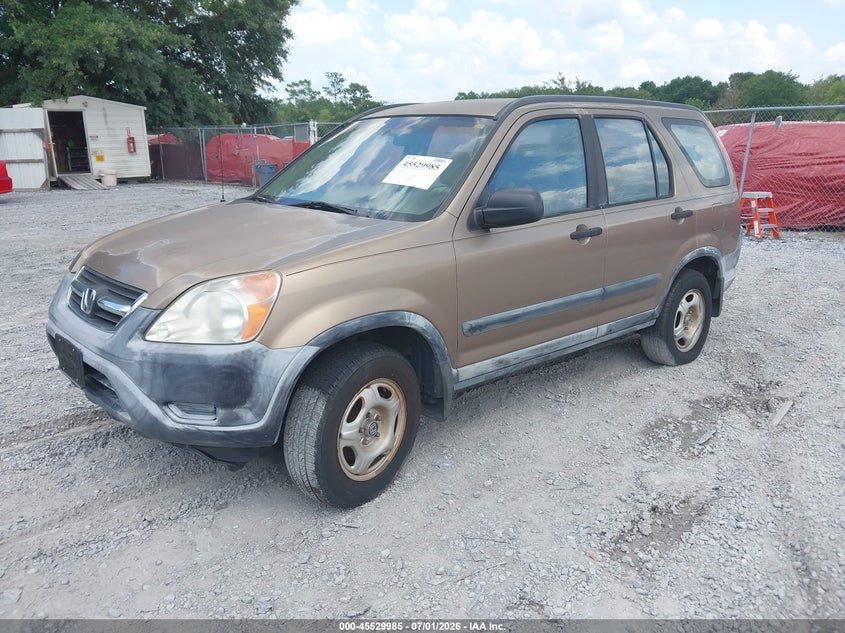 2002 Honda Cr-v VIN JHLRD68412C021692 IAAI salvage auction — NORMAL WEAR, Clear, sold $275 on 2026-07-23 (photo 2)
