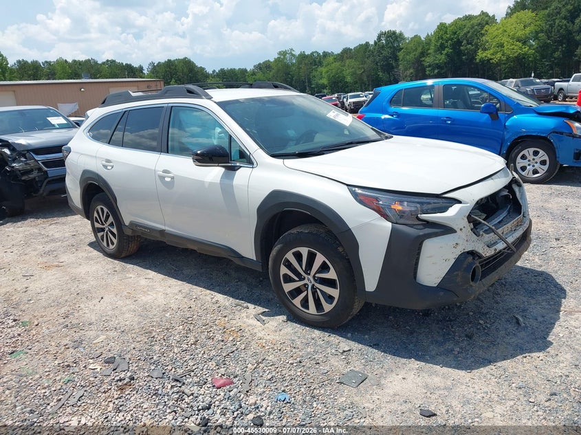 2025 Subaru Outback VIN 4S4BTACC4S3287903 IAAI salvage auction — FRONT END, Salvage Title, sold $8,200 on 2026-07-30 (photo 1)