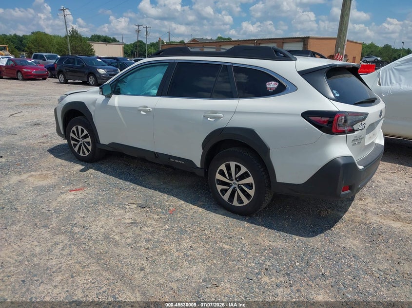 2025 Subaru Outback VIN 4S4BTACC4S3287903 IAAI salvage auction — FRONT END, Salvage Title, sold $8,200 on 2026-07-30 (photo 3)