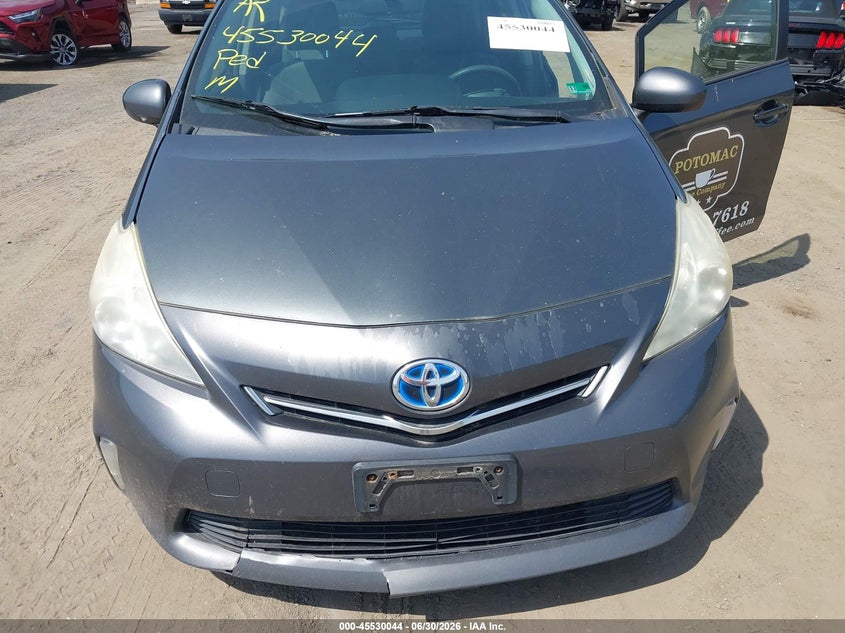 2012 Toyota Prius v VIN JTDZN3EU1C3182414 IAAI salvage auction — NORMAL WEAR, Clear (Virginia), sold $825 on 2026-07-29 (photo 6)