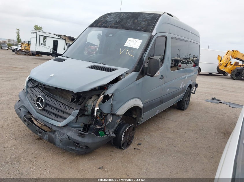 2016 Mercedes-benz Sprinter VIN WDZFE7CD9GP182737 IAAI salvage auction — LEFT FRONT, Salvage (California), sold $7,500 on 2026-08-05 (photo 2)