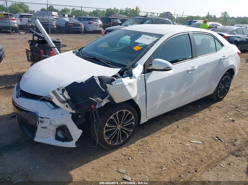 2016 Toyota Corolla VIN 5YFBURHE4GP533809 IAAI salvage auction — LEFT FRONT, Salvage (Ohio), sold $2,250 on 2026-07-23 (photo 2)