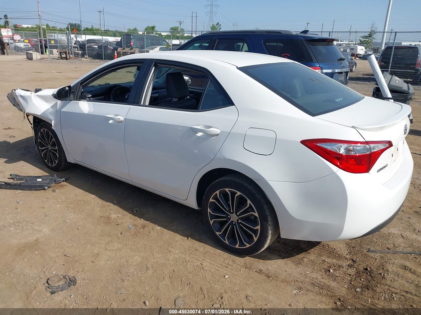 2016 Toyota Corolla VIN 5YFBURHE4GP533809 IAAI salvage auction — LEFT FRONT, Salvage (Ohio), sold $2,250 on 2026-07-23 (photo 3)