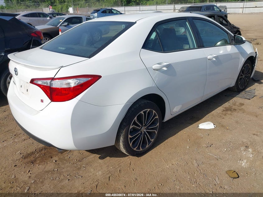 2016 Toyota Corolla VIN 5YFBURHE4GP533809 IAAI salvage auction — LEFT FRONT, Salvage (Ohio), sold $2,250 on 2026-07-23 (photo 4)