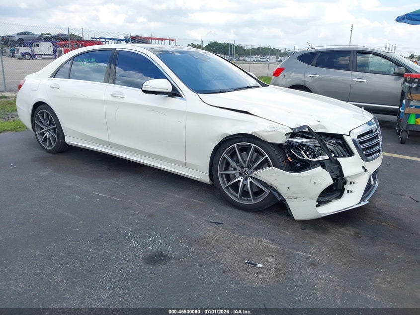 2018 Mercedes-benz VIN WDDUG6GB0JA350897 IAAI salvage auction — RIGHT FRONT, Rebuildable (Florida), sold $25 on 2026-07-29 (photo 1)