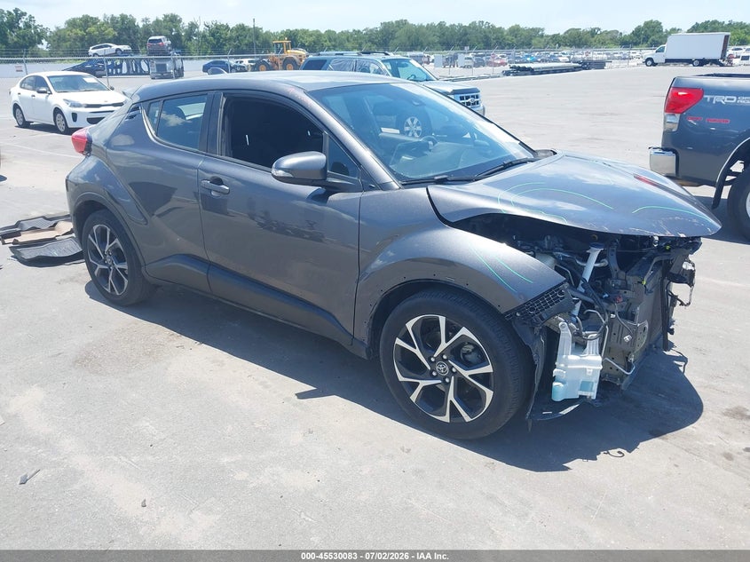 2019 Toyota C-hr VIN NMTKHMBX6KR092734 IAAI salvage auction — FRONT END, Salvage Title, sold $4,350 on 2026-07-29 (photo 1)