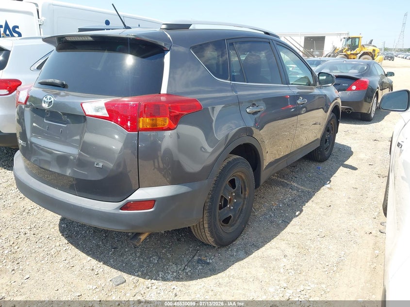 2013 Toyota Rav 4 VIN 2T3ZFREV1DW009743 IAAI salvage auction — NORMAL WEAR, Clear (Illinois), sold $4,525 on 2026-08-01 (photo 4)