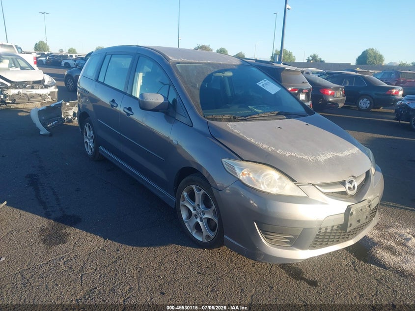2009 Mazda 5 VIN JM1CR29L290358550 IAAI salvage auction — LEFT SIDE, Salvage Certificate (California), sold $25 on 2026-07-24 (photo 1)