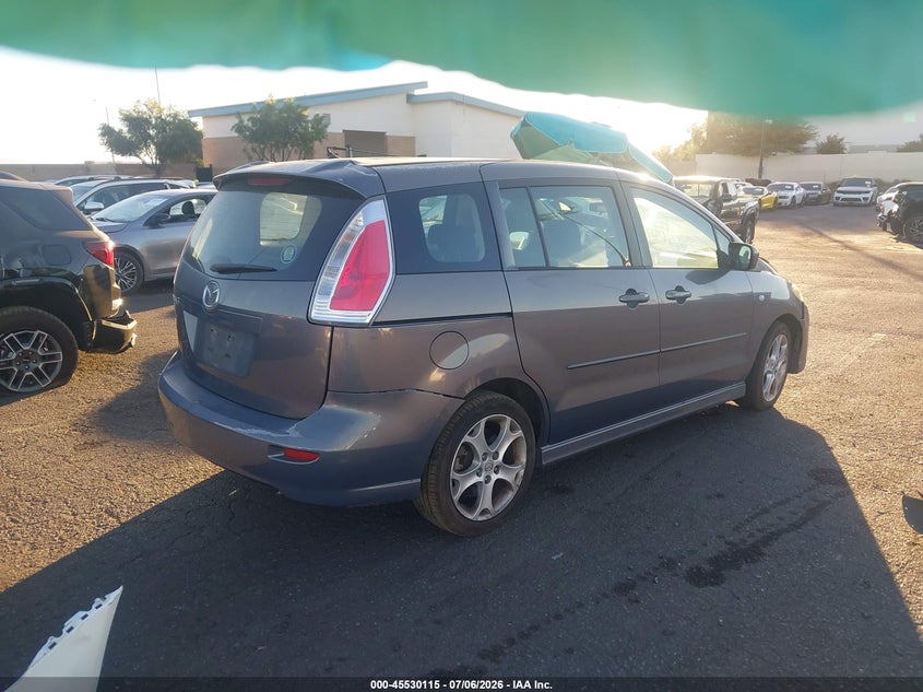 2009 Mazda 5 VIN JM1CR29L290358550 IAAI salvage auction — LEFT SIDE, Salvage Certificate (California), sold $25 on 2026-07-24 (photo 4)
