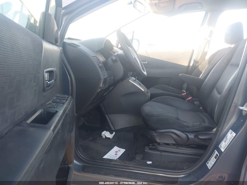 2009 Mazda 5 VIN JM1CR29L290358550 IAAI salvage auction — LEFT SIDE, Salvage Certificate (California), sold $25 on 2026-07-24 (photo 5)