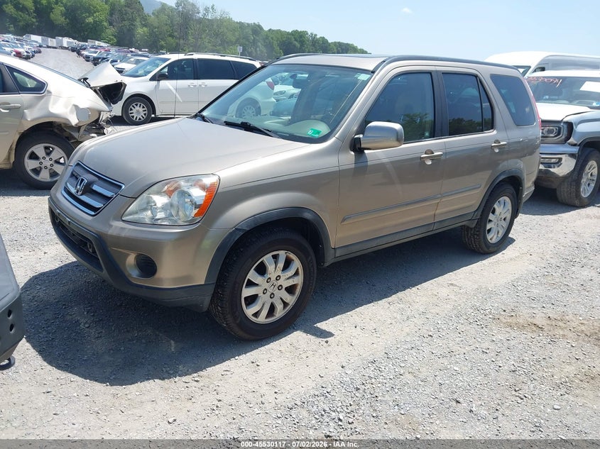 2005 Honda Cr-v VIN SHSRD78905U342072 IAAI salvage auction — NORMAL WEAR, Clear (Virginia), sold $1,200 on 2026-07-07 (photo 2)