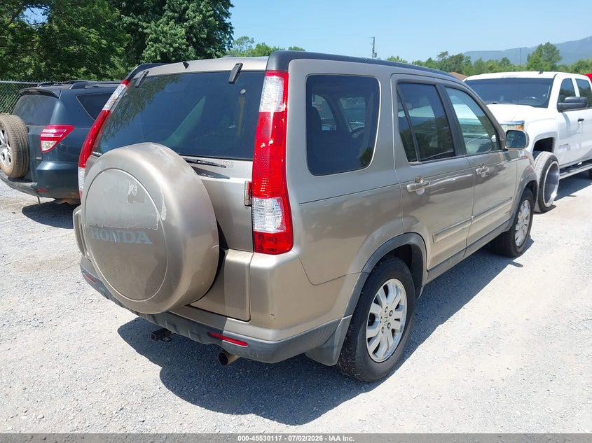 2005 Honda Cr-v VIN SHSRD78905U342072 IAAI salvage auction — NORMAL WEAR, Clear (Virginia), sold $1,200 on 2026-07-07 (photo 6)