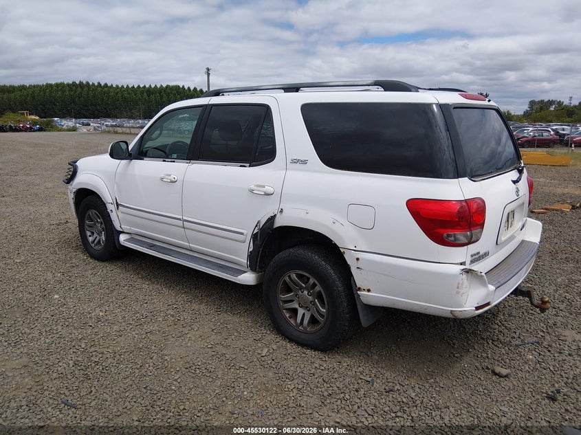 2005 Toyota Sequoia VIN 5TDBT44A15S252290 IAAI salvage auction — NORMAL WEAR, Peddle Clear Public-Restricted (Oregon), sold $400 on 2026-07-29 (photo 3)