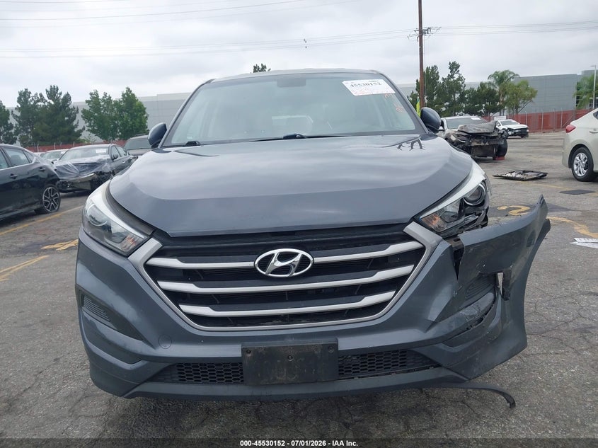 2018 Hyundai Tucson VIN KM8J23A4XJU700292 IAAI salvage auction — FRONT END, Salvage (California), sold $3,050 on 2026-07-09 (photo 6)