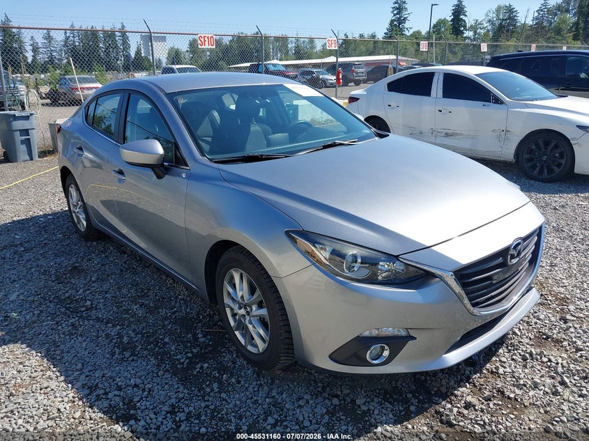 2016 Mazda 3 VIN JM1BM1U74G1345725 IAAI salvage auction — REAR END, Bill Of Sale (Washington), sold $3,250 on 2026-07-19 (photo 1)