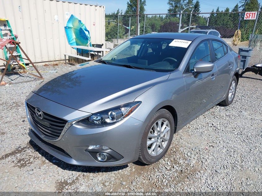 2016 Mazda 3 VIN JM1BM1U74G1345725 IAAI salvage auction — REAR END, Bill Of Sale (Washington), sold $3,250 on 2026-07-19 (photo 2)