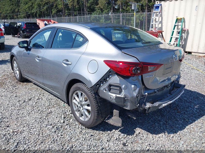 2016 Mazda 3 VIN JM1BM1U74G1345725 IAAI salvage auction — REAR END, Bill Of Sale (Washington), sold $3,250 on 2026-07-19 (photo 3)