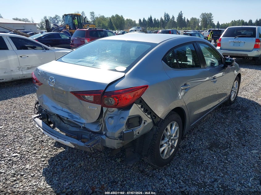 2016 Mazda 3 VIN JM1BM1U74G1345725 IAAI salvage auction — REAR END, Bill Of Sale (Washington), sold $3,250 on 2026-07-19 (photo 4)