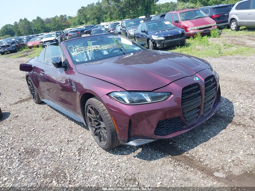 2026 BMW M4 VIN WBS43BA0XTCV94062 IAAI salvage auction — SIDE, Mv-907A (New York), sold $40,200 on 2026-07-07 (photo 1)