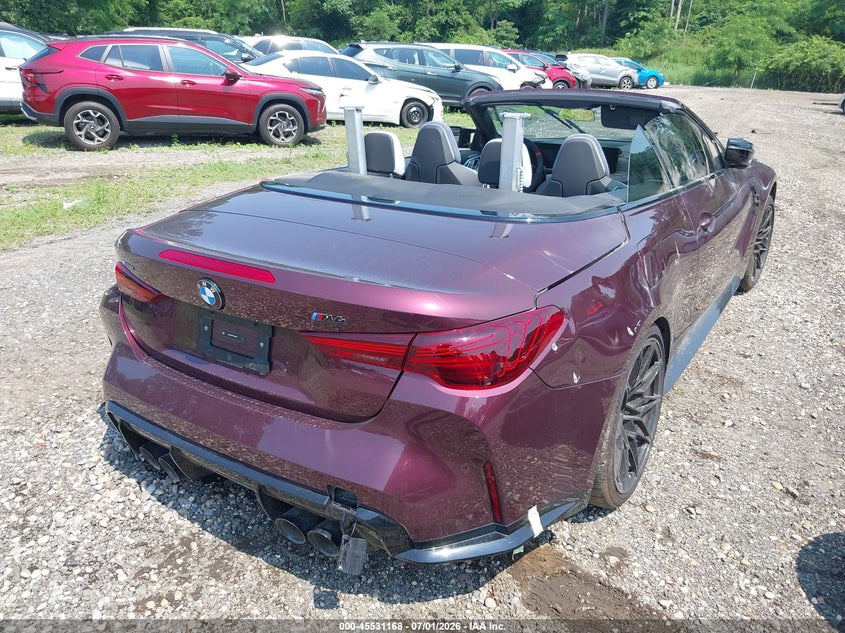 2026 BMW M4 VIN WBS43BA0XTCV94062 IAAI salvage auction — SIDE, Mv-907A (New York), sold $40,200 on 2026-07-07 (photo 4)