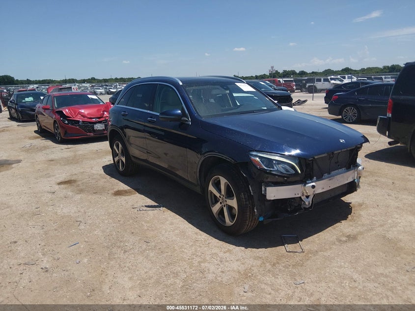 2019 Mercedes-benz Glc VIN WDC0G4JB7K1000457 IAAI salvage auction — FRONT END, Original (Texas), sold $7,900 on 2026-08-19 (photo 1)