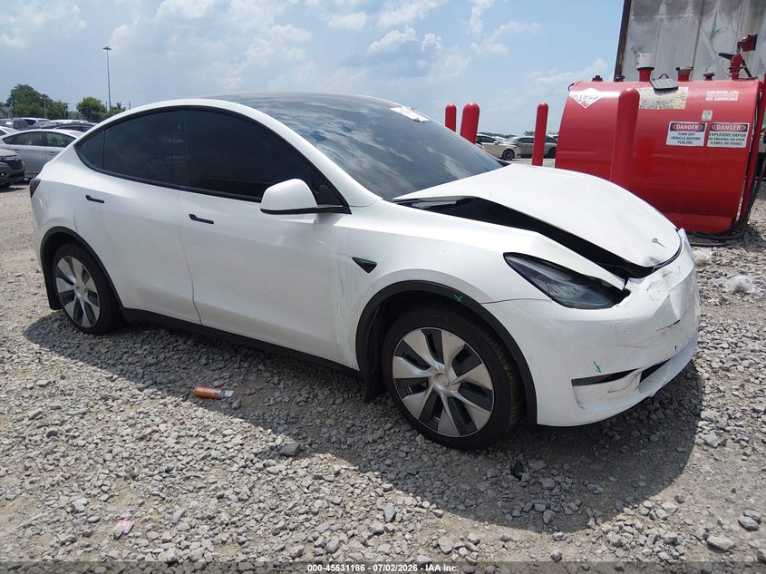 2021 Tesla Model y VIN 5YJYGDEE2MF294390 IAAI salvage auction — FRONT END, Salvage (Tennessee), sold $9,600 on 2026-07-30 (photo 1)