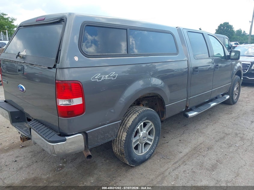 2006 Ford F-150 VIN 1FTPW14526FB74425 IAAI salvage auction — FRONT END, Clear (Michigan), sold $625 on 2026-08-01 (photo 4)