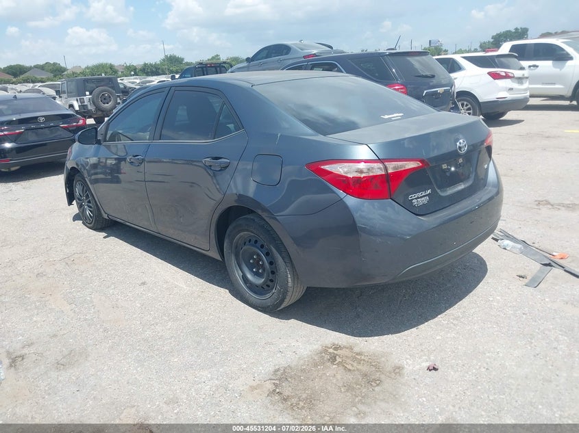 2018 Toyota Corolla VIN 5YFBURHE5JP743343 IAAI salvage auction — NORMAL WEAR, Original (Texas), sold $2,900 on 2026-07-29 (photo 3)