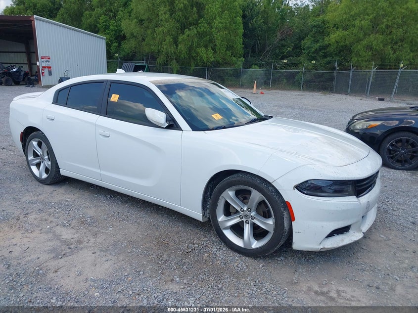 2017 Dodge Charger VIN 2C3CDXHG8HH504741 IAAI salvage auction — WATER/FLOOD, Flood (Mississippi), sold $2,050 on 2026-07-31 (photo 1)