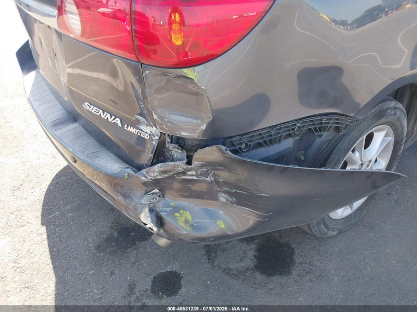 2006 Toyota Sienna VIN 5TDZA22C66S545536 IAAI salvage auction — RIGHT REAR, Salvage (California), sold $925 on 2026-07-16 (photo 6)
