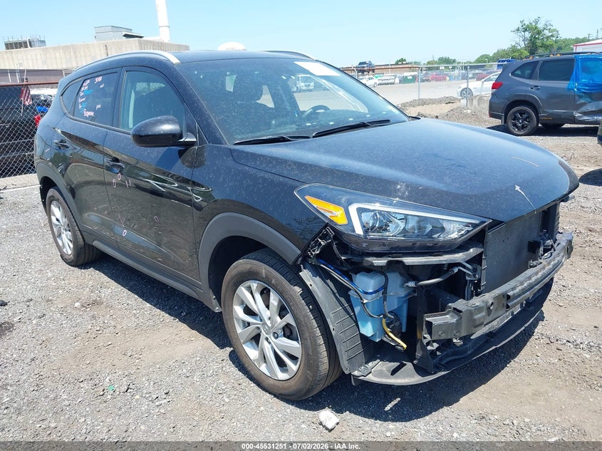 2021 Hyundai Tucson VIN KM8J3CA41MU367725 IAAI salvage auction — FRONT END, Salvage (New Jersey), sold $3,850 on 2026-08-31 (photo 1)