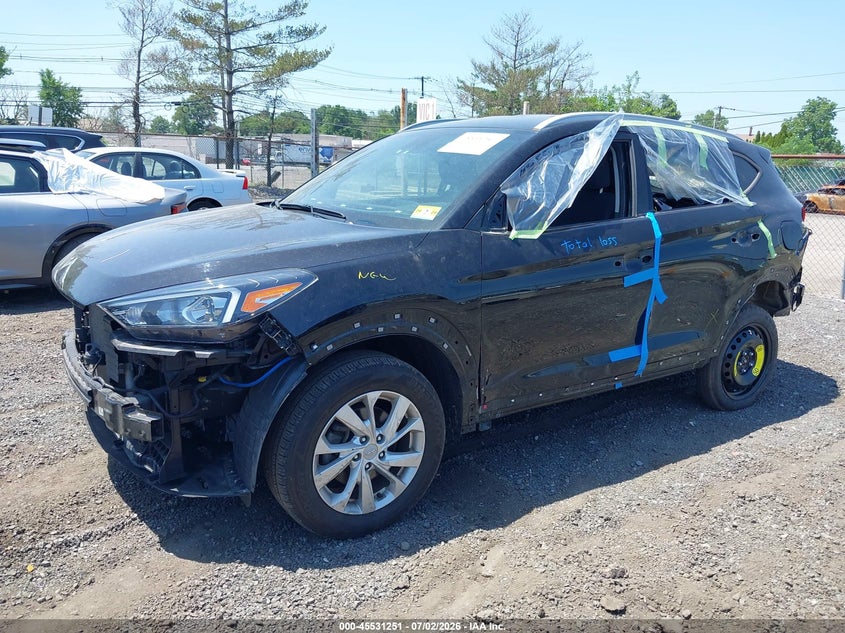 2021 Hyundai Tucson VIN KM8J3CA41MU367725 IAAI salvage auction — FRONT END, Salvage (New Jersey), sold $3,850 on 2026-08-31 (photo 2)