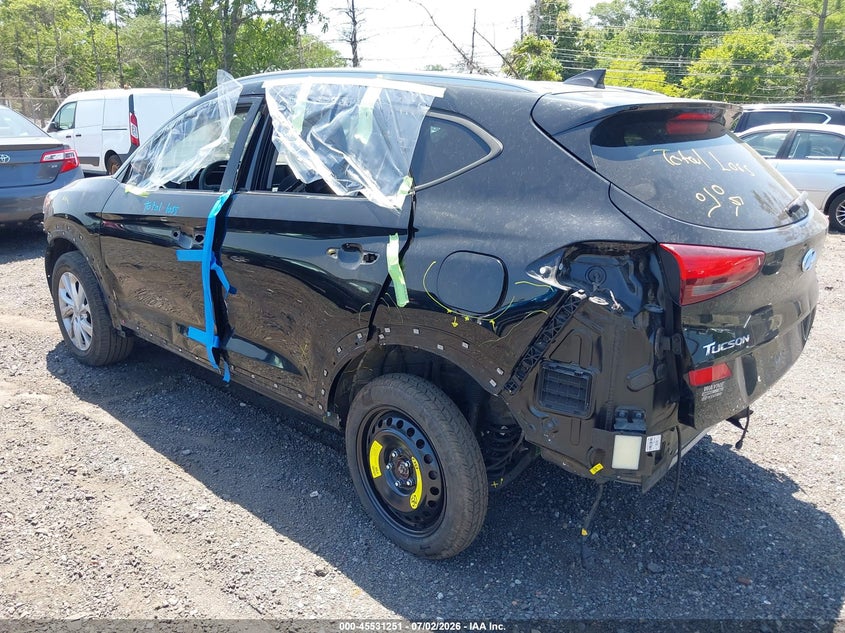 2021 Hyundai Tucson VIN KM8J3CA41MU367725 IAAI salvage auction — FRONT END, Salvage (New Jersey), sold $3,850 on 2026-08-31 (photo 3)
