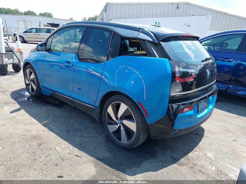 2018 BMW I3 VIN WBY7Z4C57JVD95870 IAAI salvage auction — ROOF, Salvage Title, sold $3,550 on 2026-07-30 (photo 3)