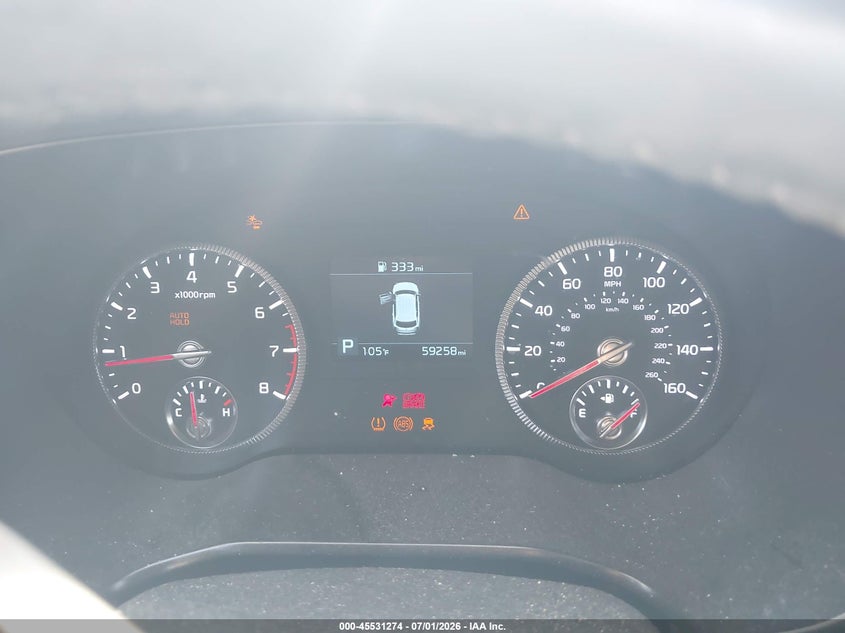 2020 Kia Telluride VIN 5XYP24HC5LG093336 IAAI salvage auction — RIGHT FRONT, Salvage Title, sold $3,600 on 2026-07-31 (photo 7)