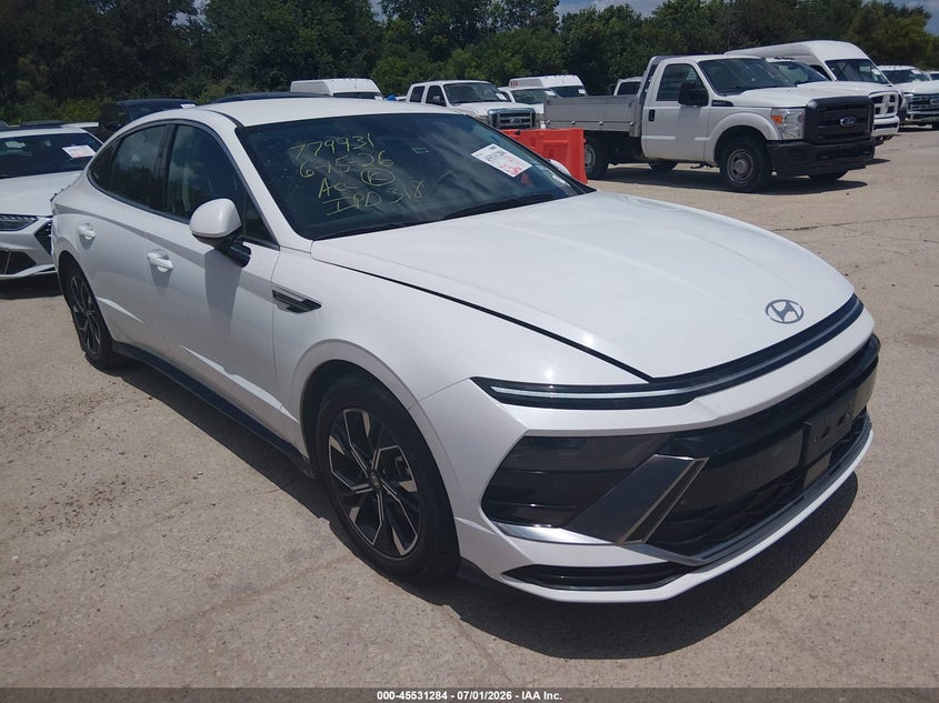 2024 Hyundai Sonata VIN KMHL64JA7RA424305 IAAI salvage auction — SIDE, Enterprise Vehicles Salvage Only (Texas), sold $5,300 on 2026-07-29 (photo 1)