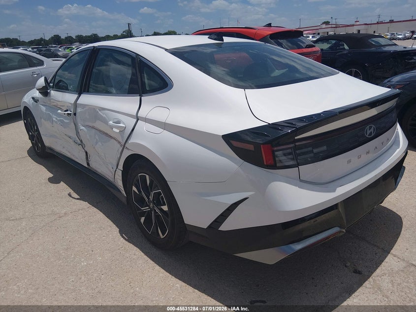 2024 Hyundai Sonata VIN KMHL64JA7RA424305 IAAI salvage auction — SIDE, Enterprise Vehicles Salvage Only (Texas), sold $5,300 on 2026-07-29 (photo 3)