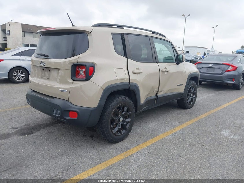 2016 Jeep Renegade VIN ZACCJBBT5GPD87291 IAAI salvage auction — LEFT SIDE, Salvage (California), sold $2,150 on 2026-07-28 (photo 4)
