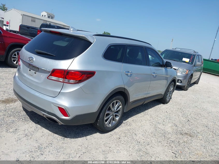 2017 Hyundai Santa fe VIN KM8SM4HF0HU220753 IAAI salvage auction — MECHANICAL, Original (Ohio), sold $1,650 on 2026-07-28 (photo 4)