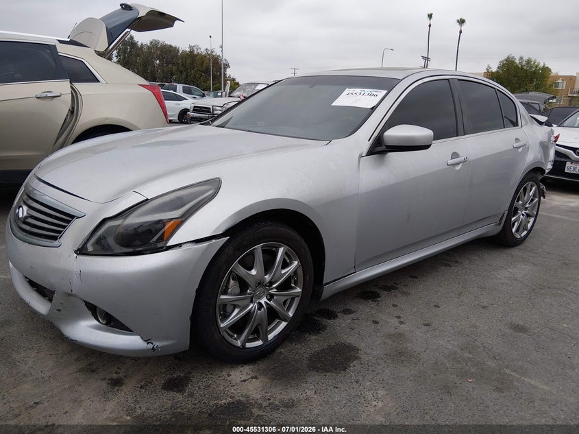 2011 Infiniti G37 VIN JN1CV6AP7BM302347 IAAI salvage auction — REAR END, Salvage (California), sold $875 on 2026-07-23 (photo 2)