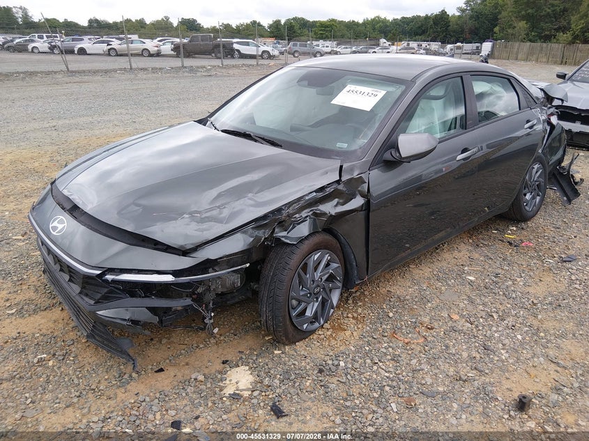 2025 Hyundai Elantra VIN KMHLM4DJXSU162723 IAAI salvage auction — FRONT & REAR, Certificate Of Destruction (Florida), sold $1,300 on 2026-07-13 (photo 2)