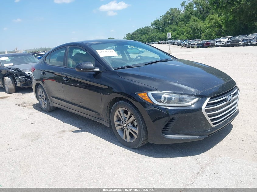 2018 Hyundai Elantra VIN KMHD84LF5JU489454 IAAI salvage auction — NORMAL WEAR, Clear (Montana), sold $25 on 2026-07-29 (photo 1)
