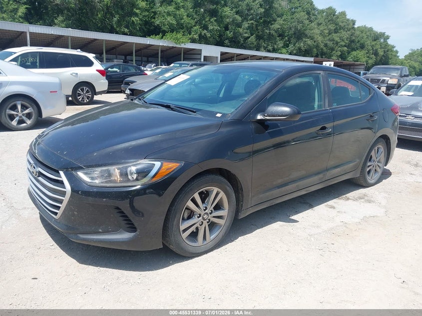 2018 Hyundai Elantra VIN KMHD84LF5JU489454 IAAI salvage auction — NORMAL WEAR, Clear (Montana), sold $25 on 2026-07-29 (photo 2)