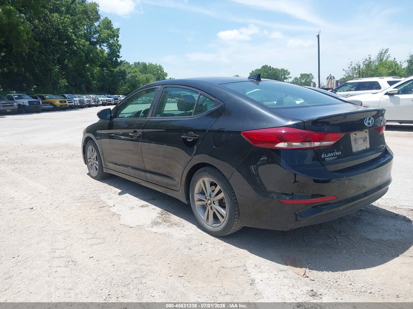 2018 Hyundai Elantra VIN KMHD84LF5JU489454 IAAI salvage auction — NORMAL WEAR, Clear (Montana), sold $25 on 2026-07-29 (photo 3)