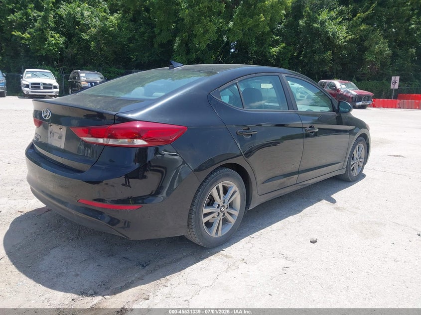 2018 Hyundai Elantra VIN KMHD84LF5JU489454 IAAI salvage auction — NORMAL WEAR, Clear (Montana), sold $25 on 2026-07-29 (photo 4)